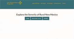 Desktop Screenshot of nmwestproperties.com